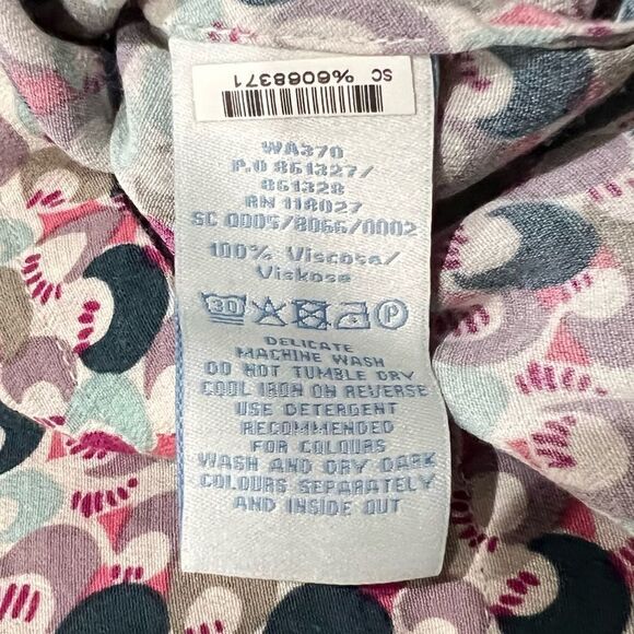 Boden Crescent Moon Print Blouse Top Women’s 2 - Picture 4 of 5